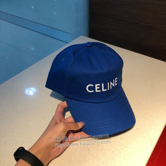 CELINE男女同款帽子 賽琳經典字母棒球帽鴨舌帽  mm1477